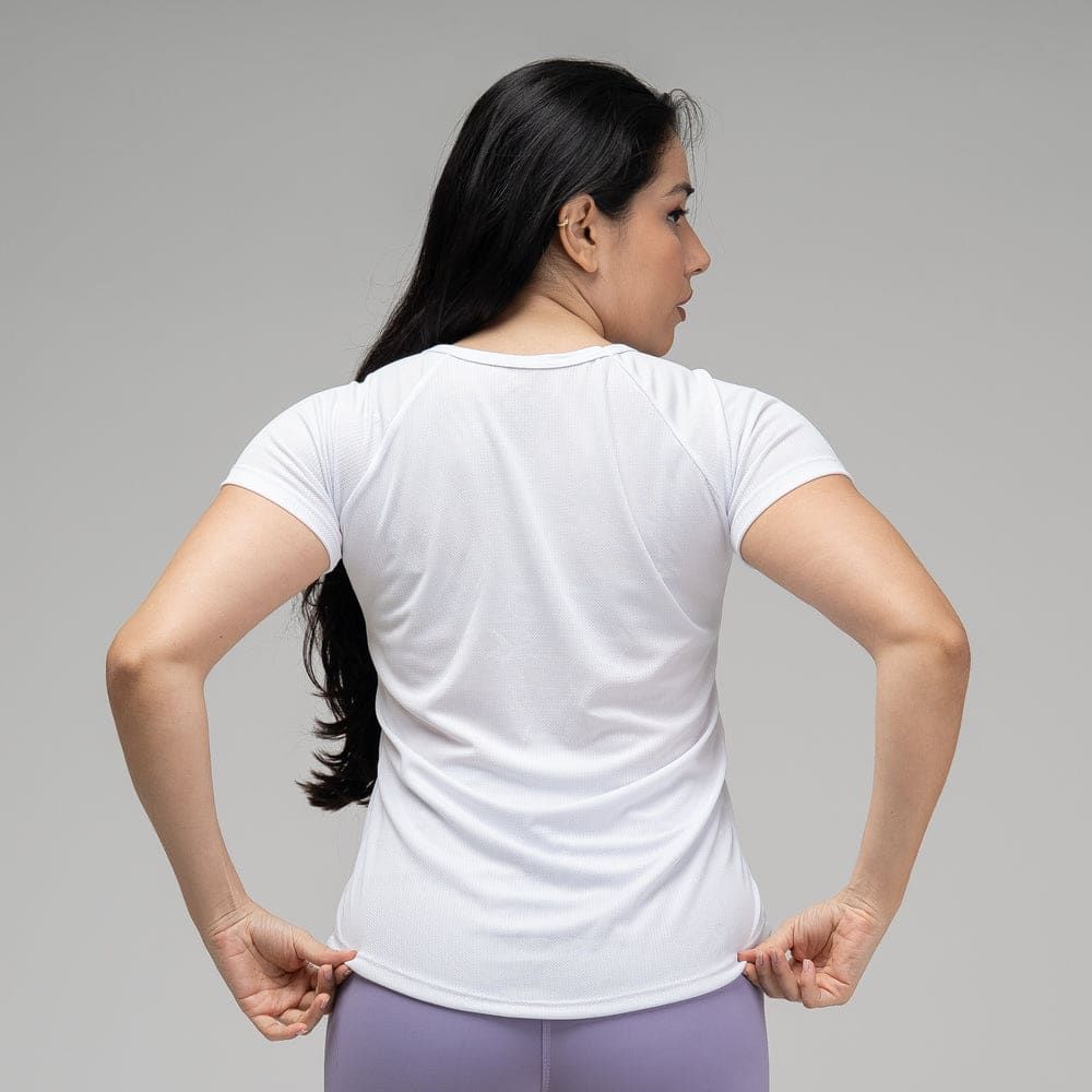 Camiseta Feminina Dry Fit Space Horizon Branco — imagem 5