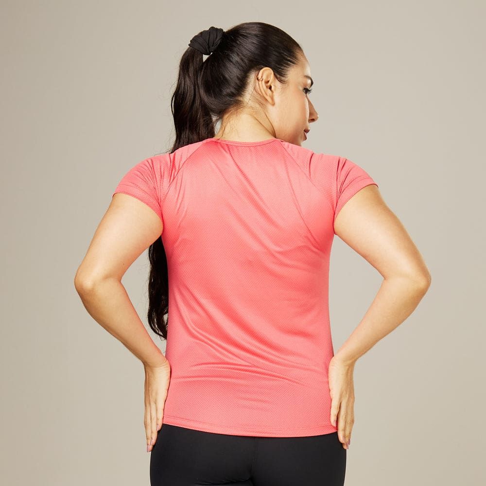 Camiseta Feminina Dry Fit Space Horizon Rosa Paraiso — imagem 5
