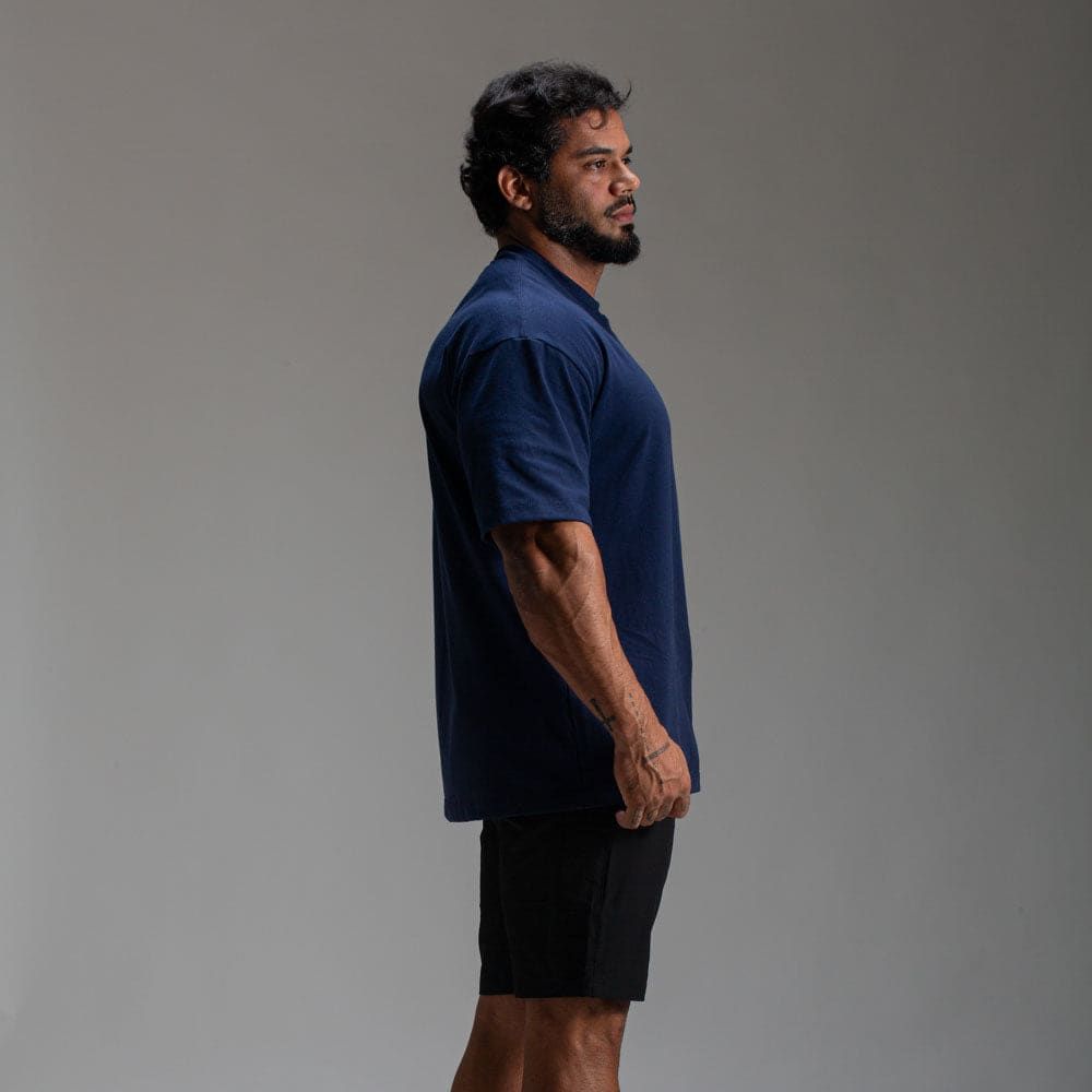 Camiseta Oversized Legacy Azul Marinho — imagem 3