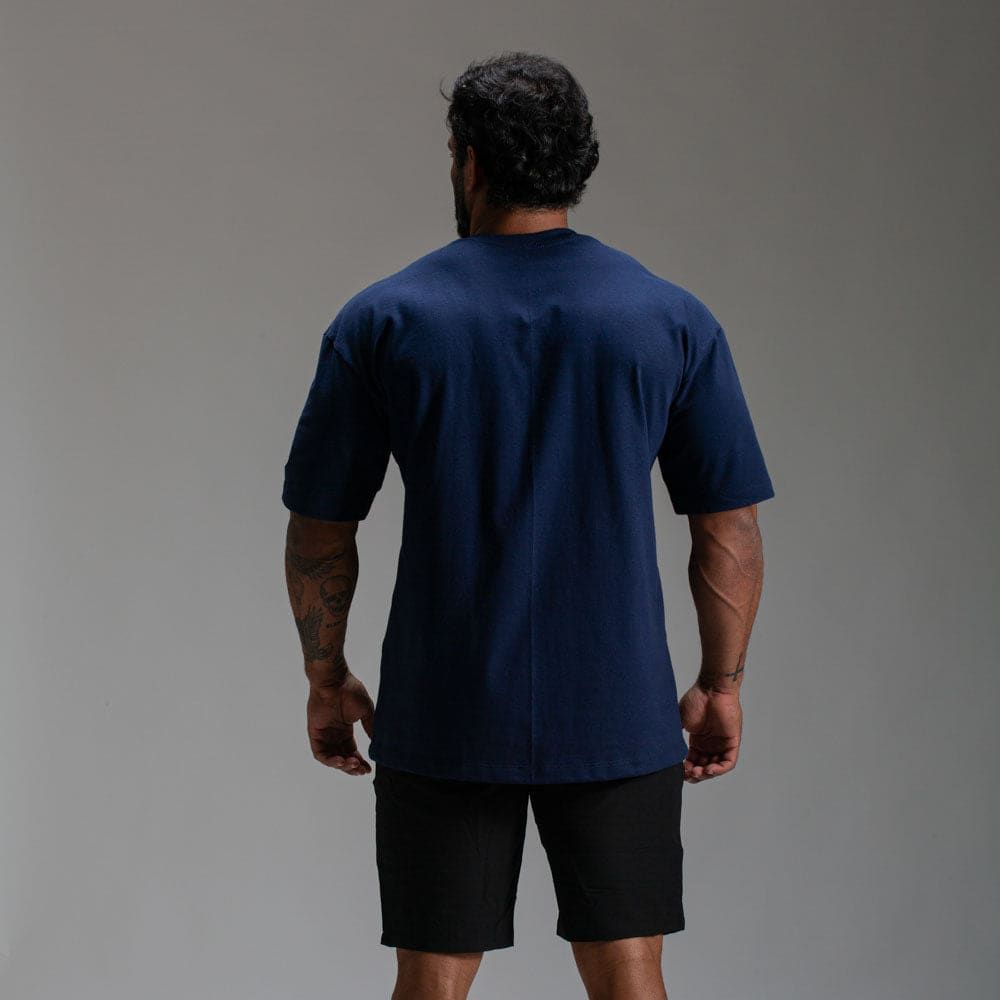 Camiseta Oversized Legacy Azul Marinho — imagem 5