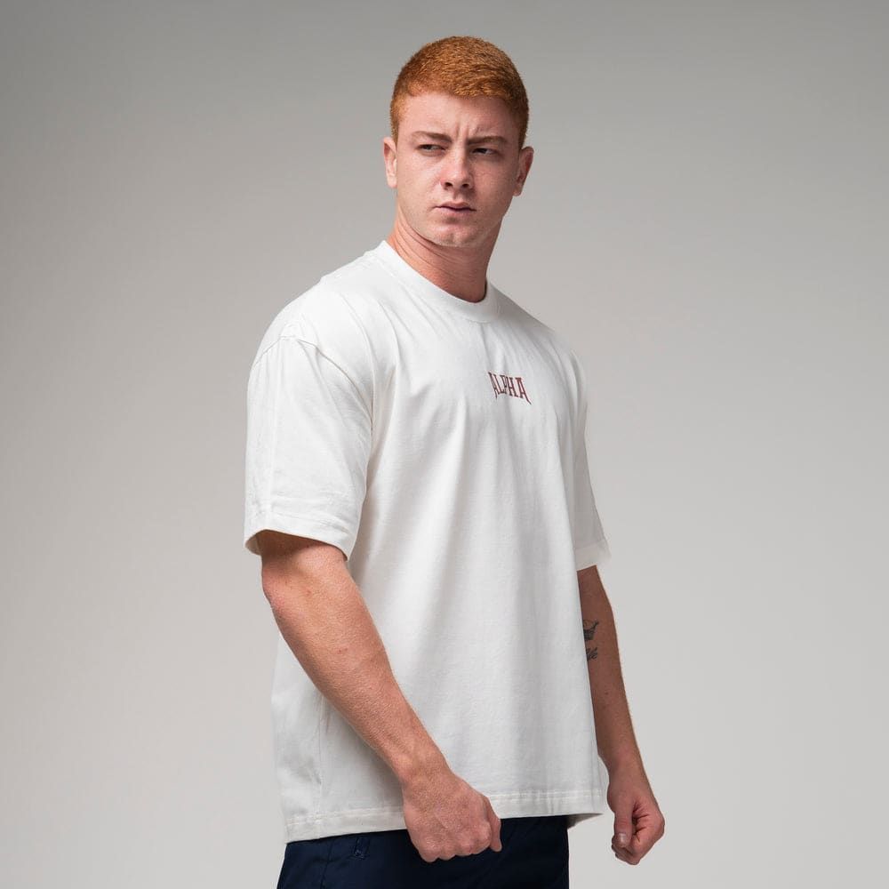 Camiseta Oversized Legacy Off White — imagem 3