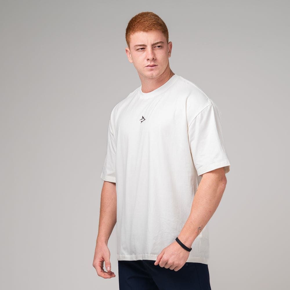Camiseta Oversized Alfa Off White — imagem 4