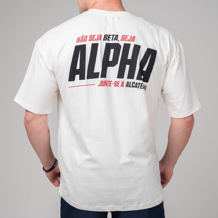 Camiseta Oversized Alfa Off White