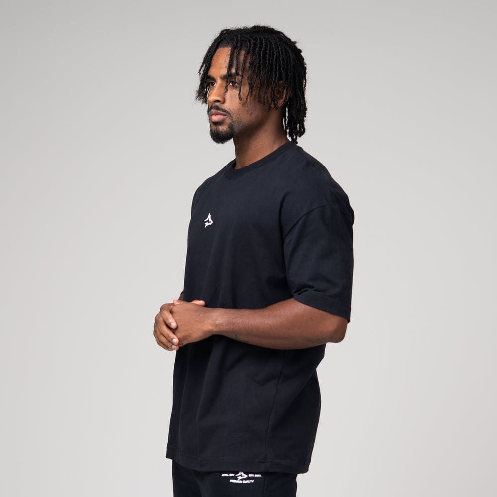 Camiseta Oversized Alfa Preto — imagem 4