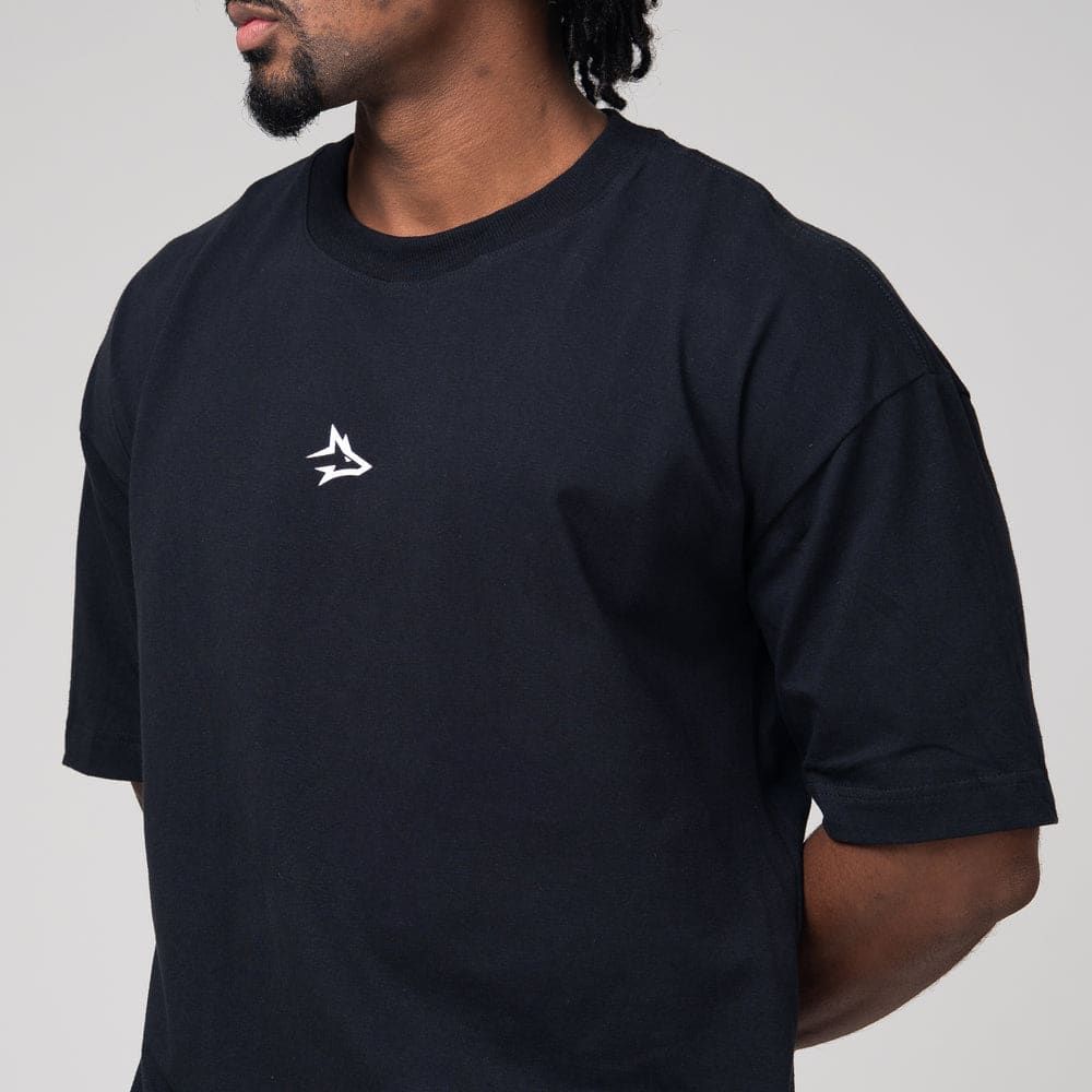 Camiseta Oversized Alfa Preto — imagem 5