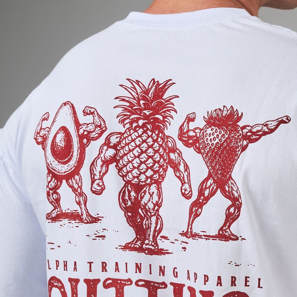 Camiseta Oversized Cutting Season Branco — imagem 5