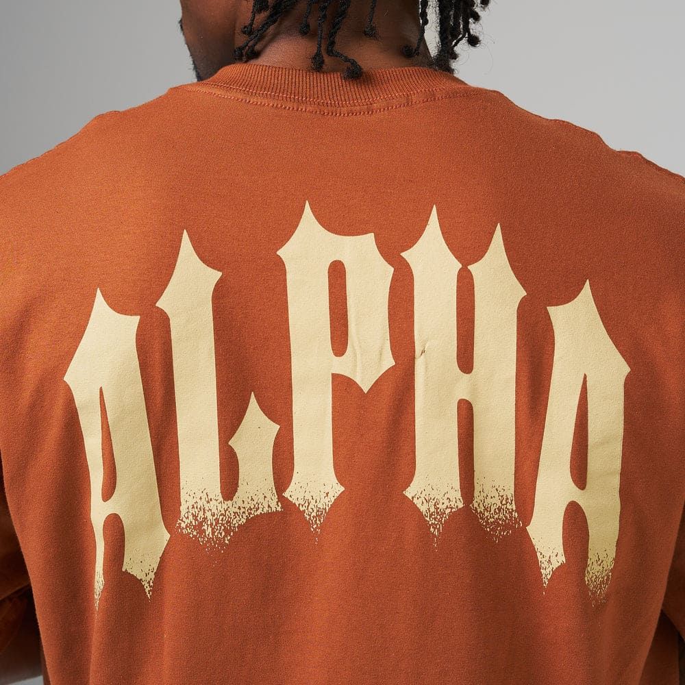 Camiseta Oversized Hunter Marrom Telha — imagem 4