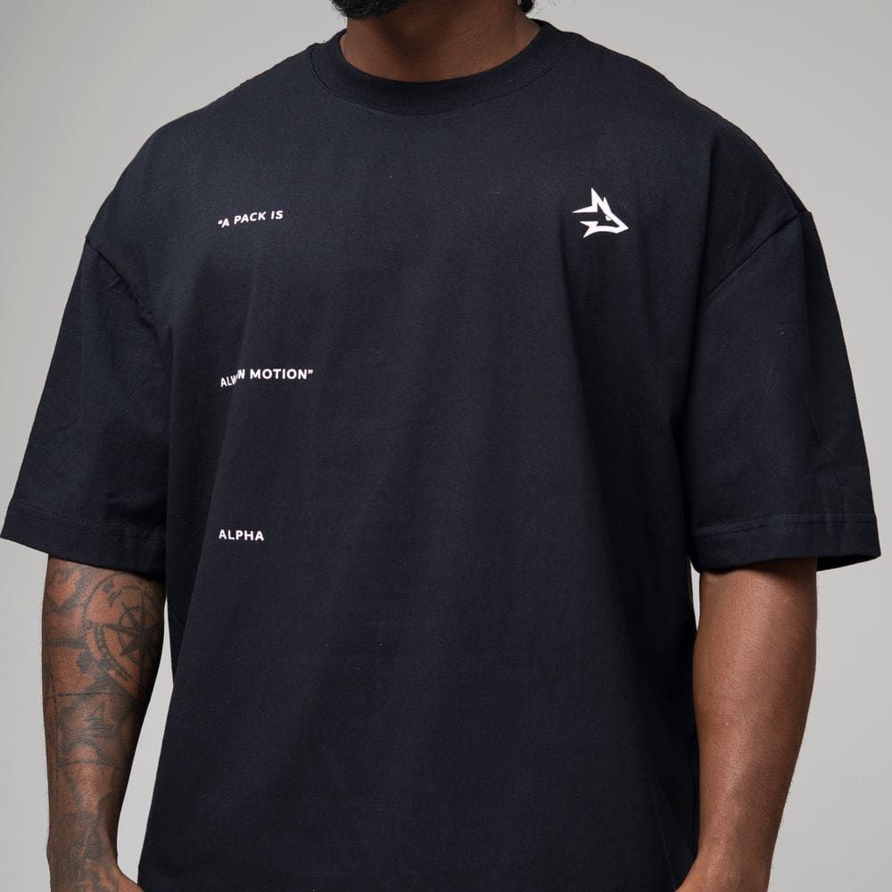 Camiseta Oversized In Motion Preto — imagem 4