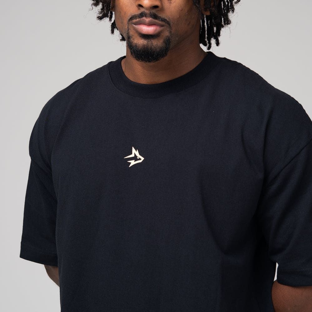Camiseta Oversized Natural Warrior Preto — imagem 3