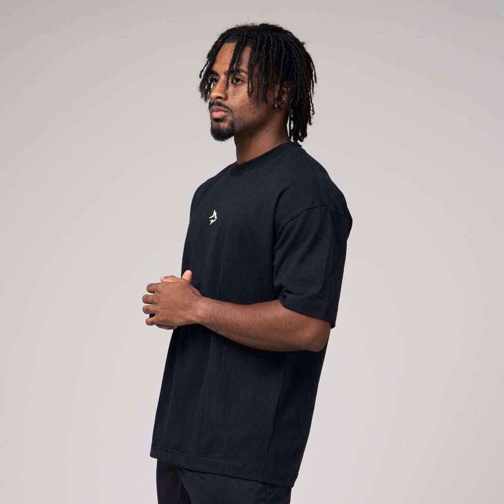 Camiseta Oversized Natural Warrior Preto — imagem 4