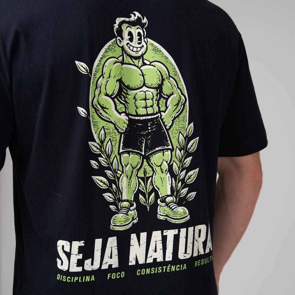 Camiseta Oversized Nature Preto — imagem 5