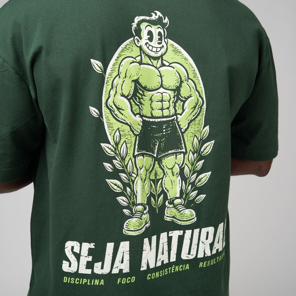 Camiseta Oversized Nature Verde Musgo — imagem 3