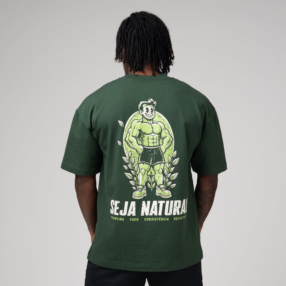 Camiseta Oversized Nature Verde Musgo — imagem 5