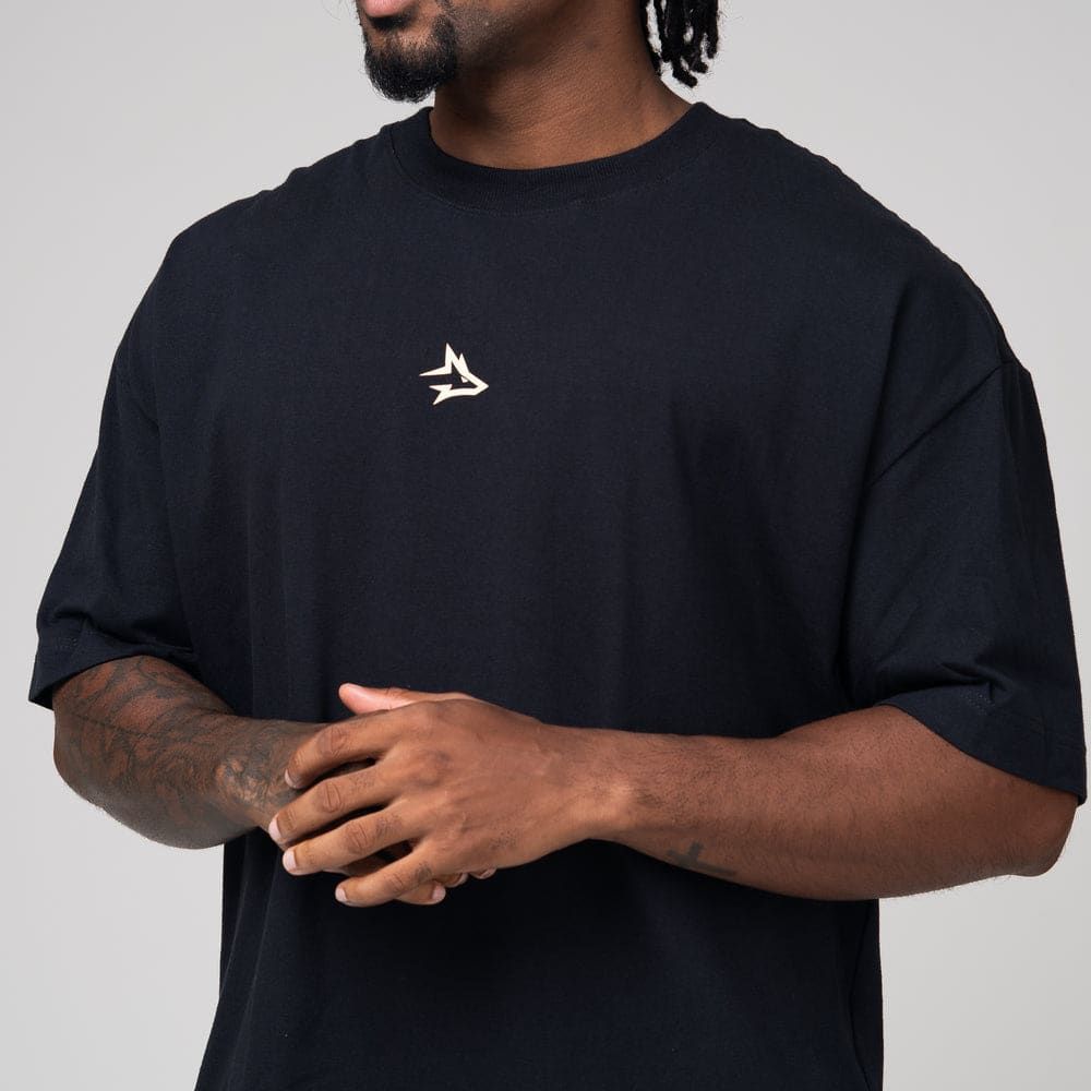 Camiseta Oversized Office Preto — imagem 3