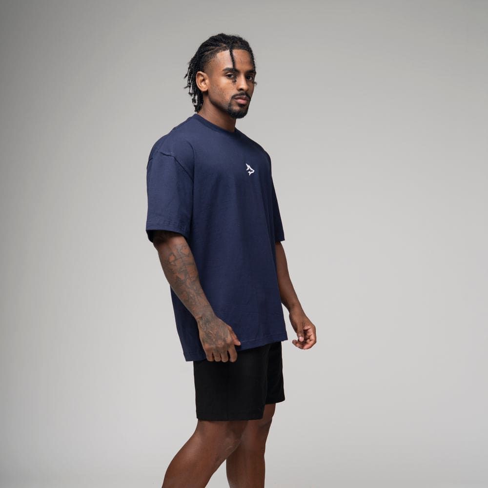Camiseta Oversized Pack Club Azul Marinho — imagem 5