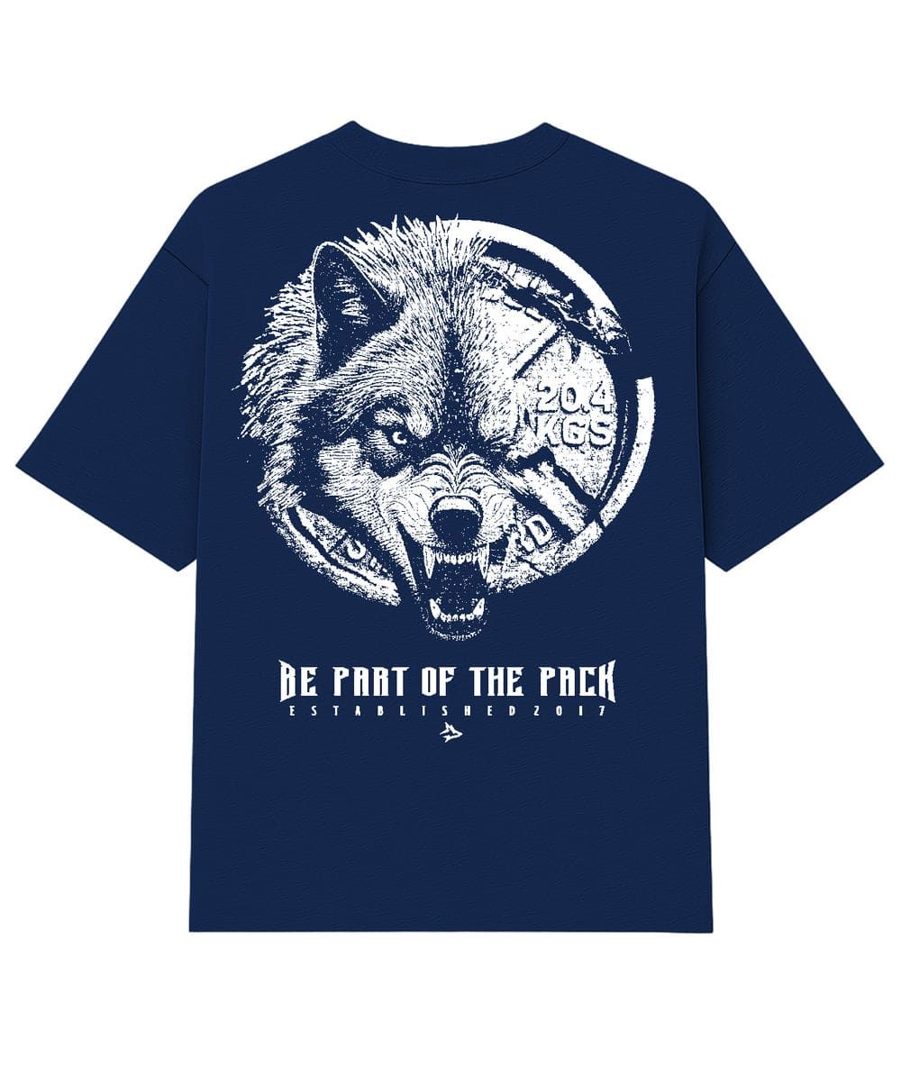 Camiseta Oversized Plate Azul Marinho — imagem 3