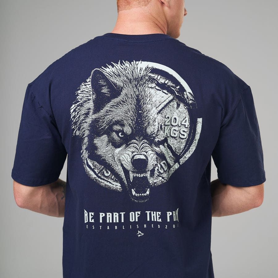 Camiseta Oversized Plate Azul Marinho