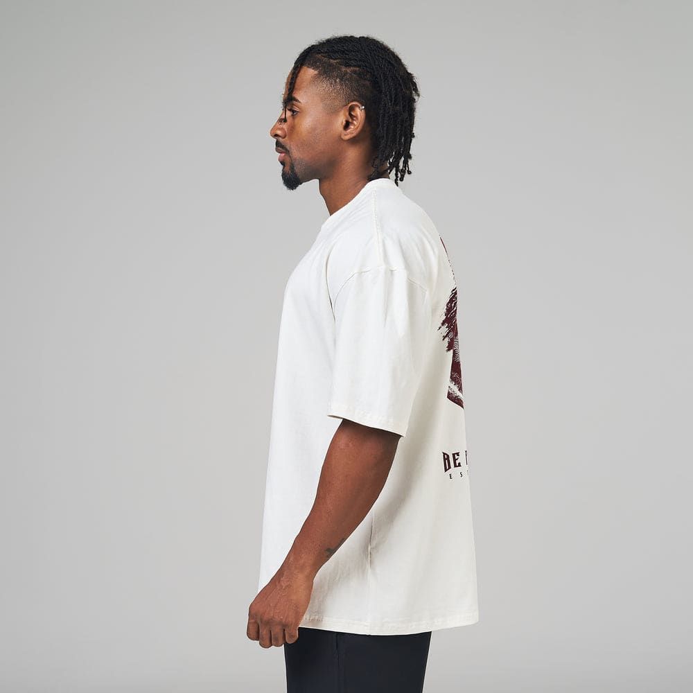 Camiseta Oversized Plate Off White — imagem 5