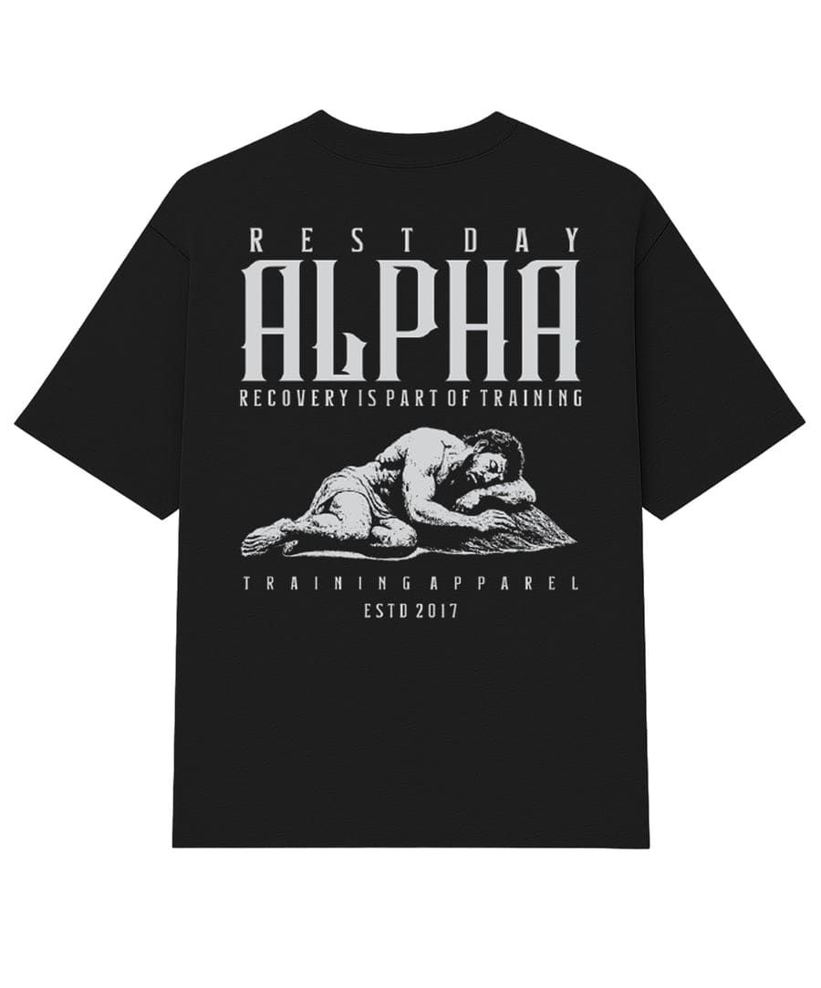 Camiseta Oversized Rest Day Preto