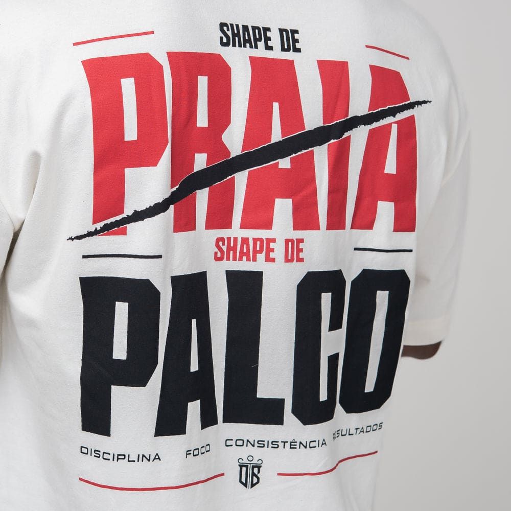 Camiseta Oversized Shape Off White — imagem 3