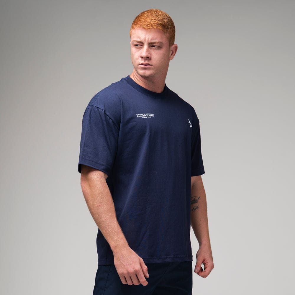 Camiseta Oversized United Azul Marinho — imagem 3
