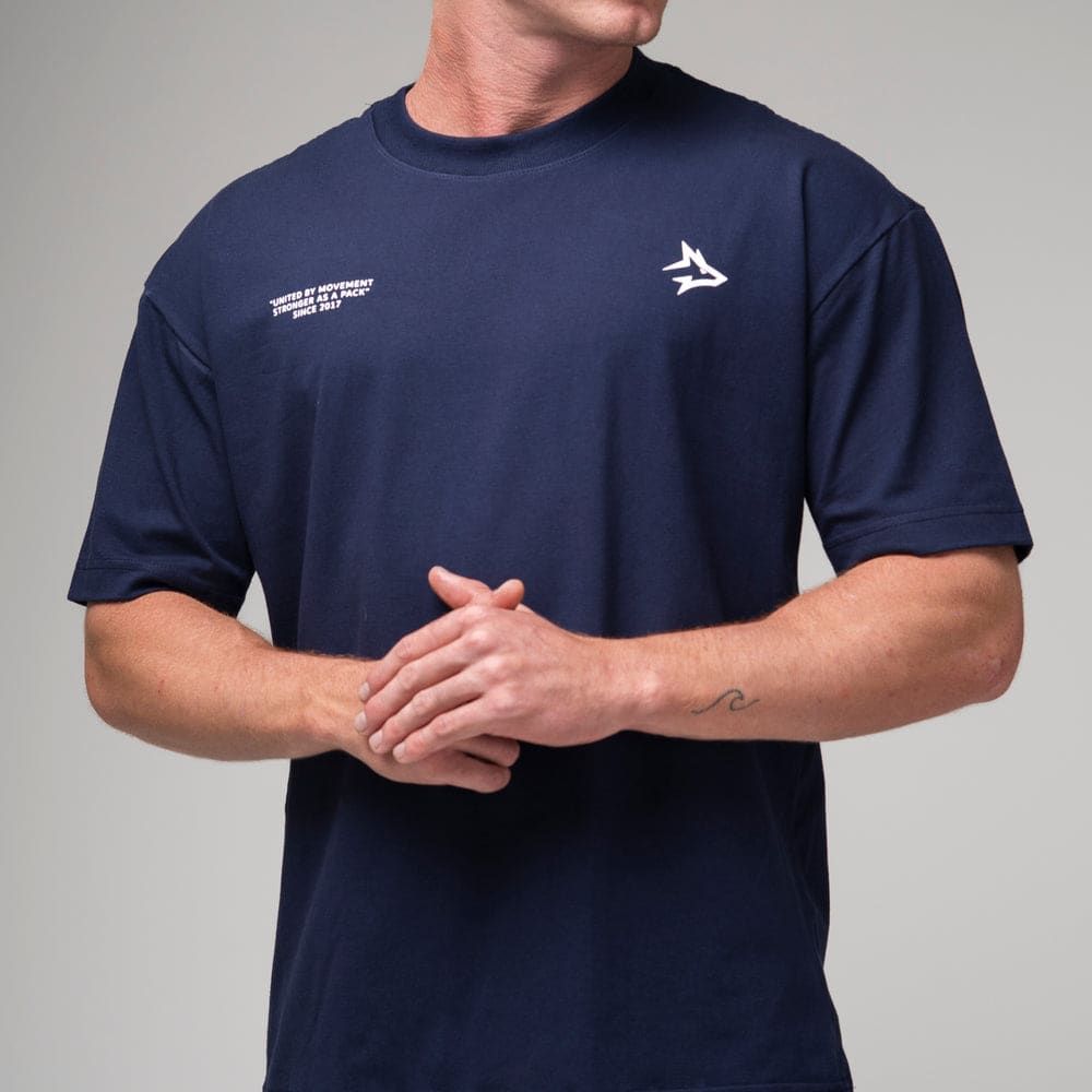 Camiseta Oversized United Azul Marinho — imagem 4