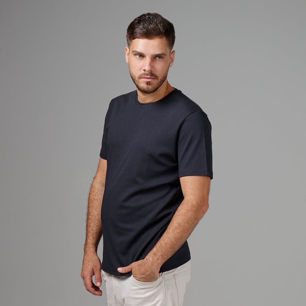 Camiseta Pima Lupus Preto — imagem 3
