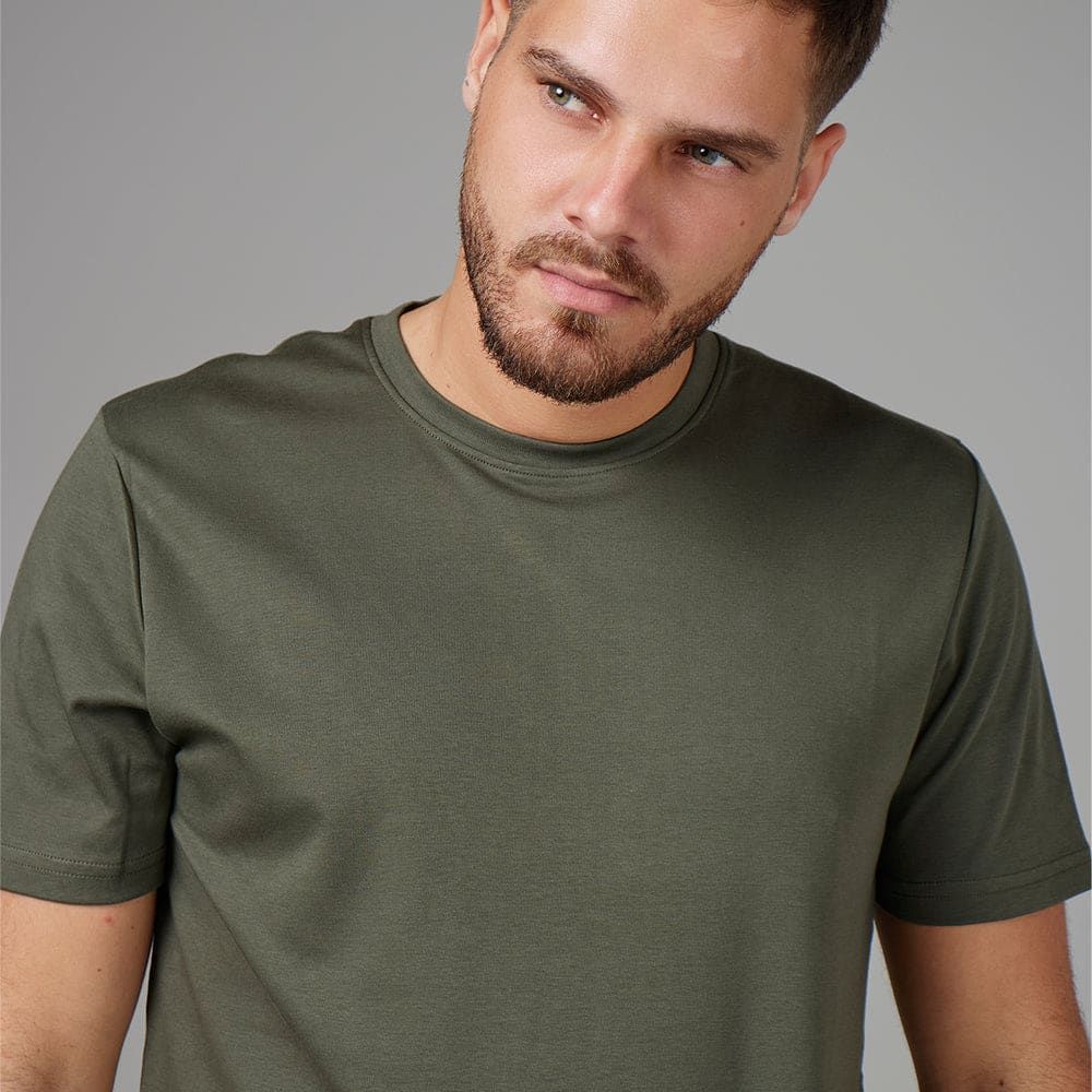 Camiseta Pima Lupus Verde — imagem 5