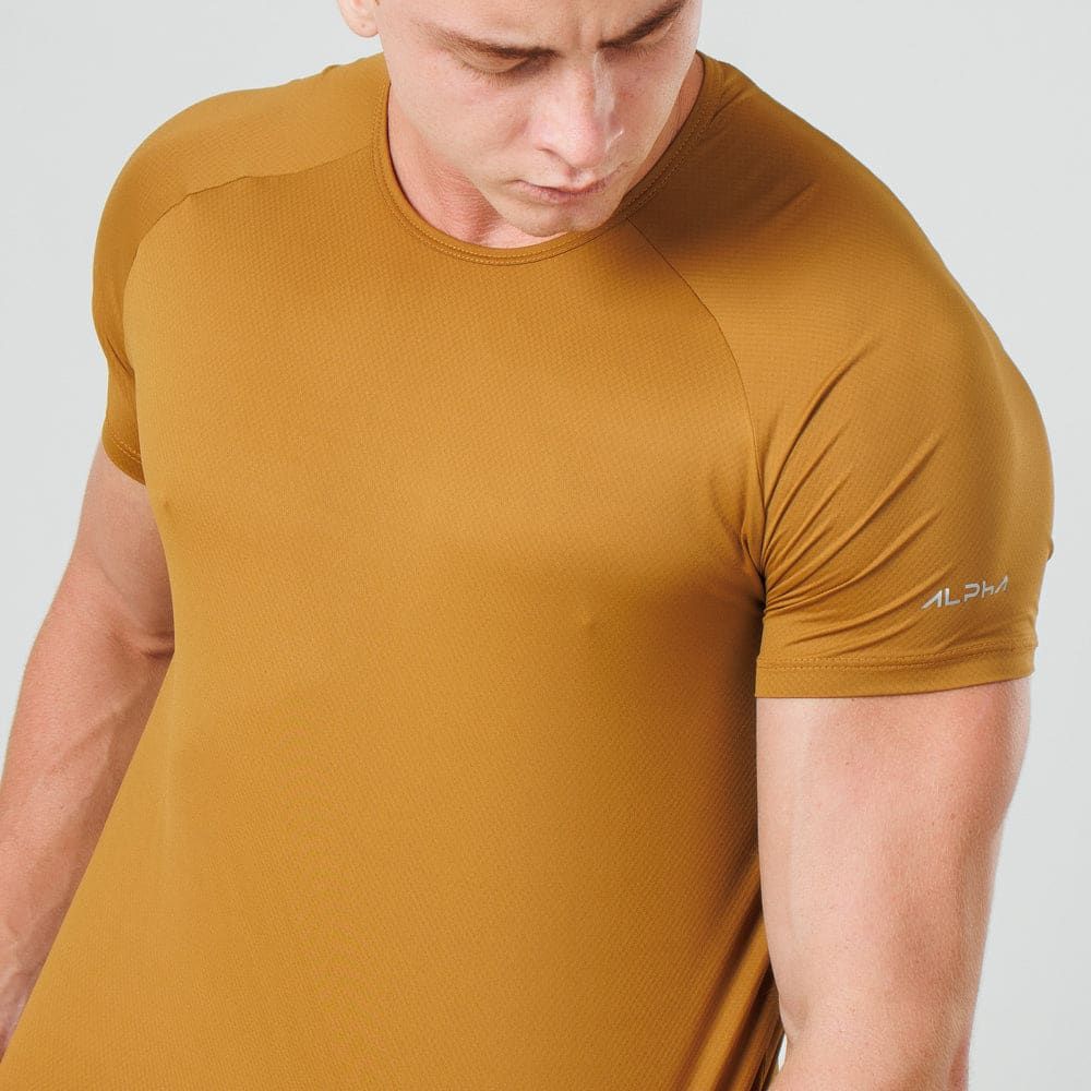 Camiseta Poliamida Arm Fluid Âmbar — imagem 4