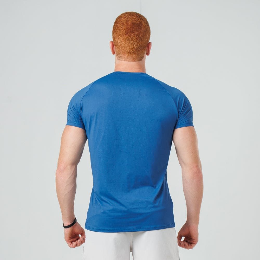 Camiseta Poliamida Arm Fluid Azul California — imagem 5