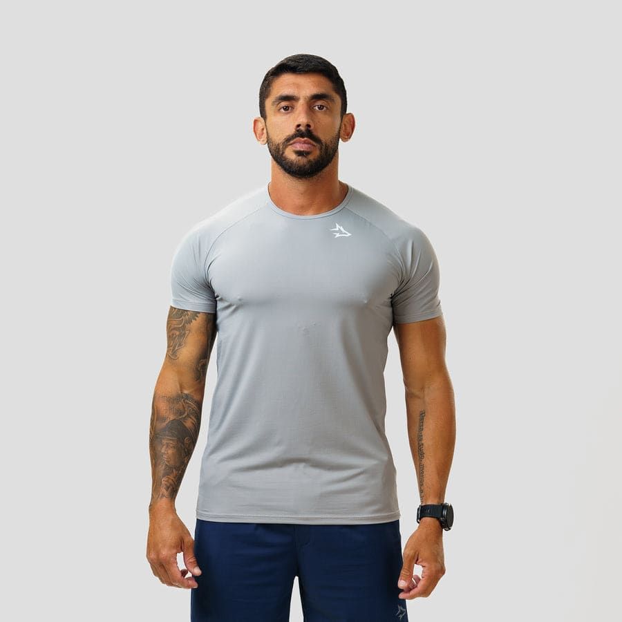 Camiseta Poliamida New Lupus Cinza Gelo
