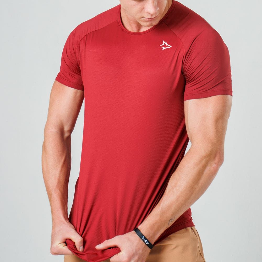 Camiseta Poliamida New Lupus Vermelho Biking — imagem 4