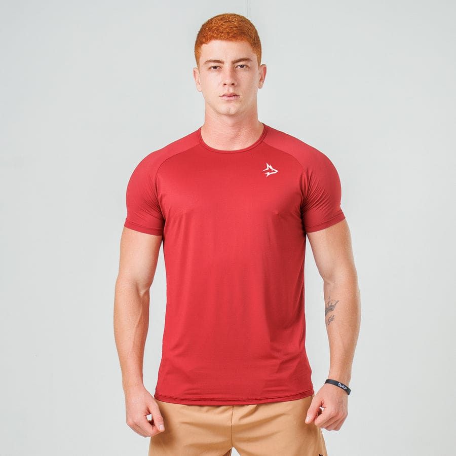 Camiseta Poliamida New Lupus Vermelho Biking