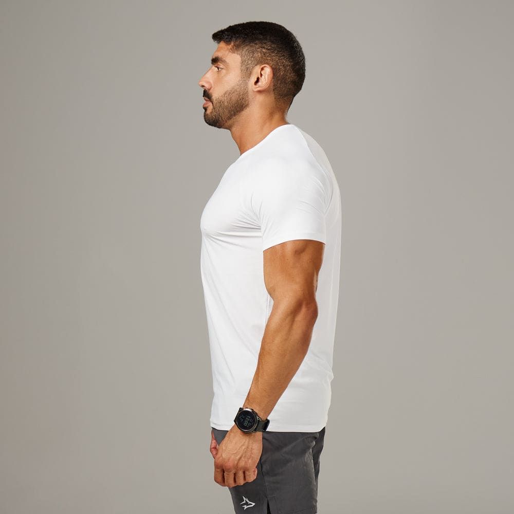 Camiseta Poliamida New Tenacity Branco — imagem 3