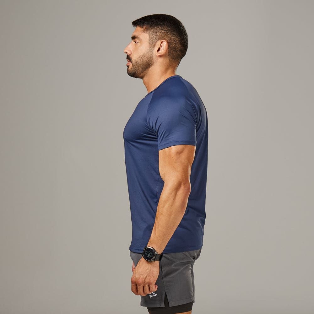 Camiseta Poliamida New Tenacity Marinho — imagem 3