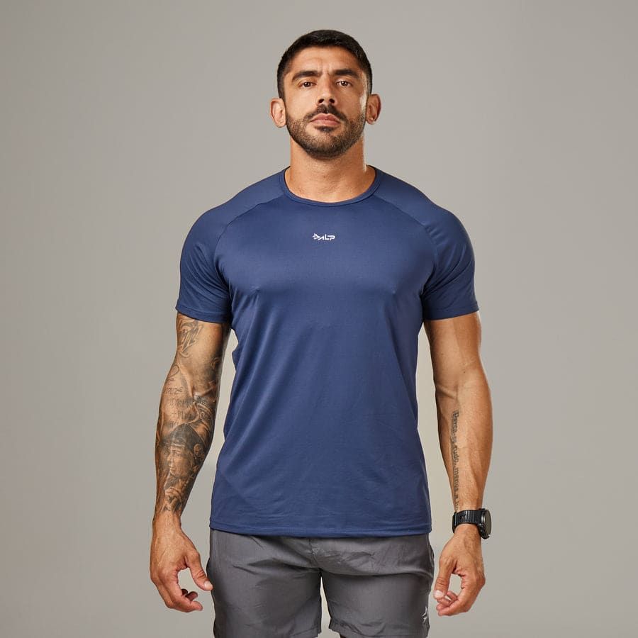 Camiseta Poliamida New Tenacity Marinho