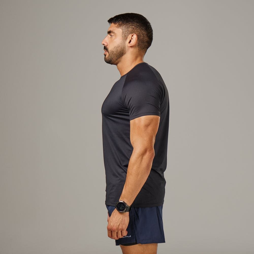 Camiseta Poliamida New Tenacity Preto — imagem 3