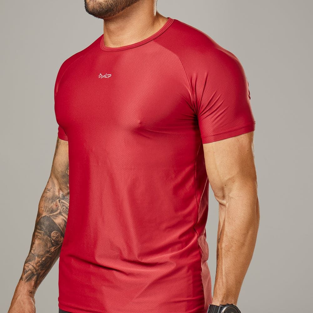 Camiseta Poliamida New Tenacity Vermelho Biking — imagem 4