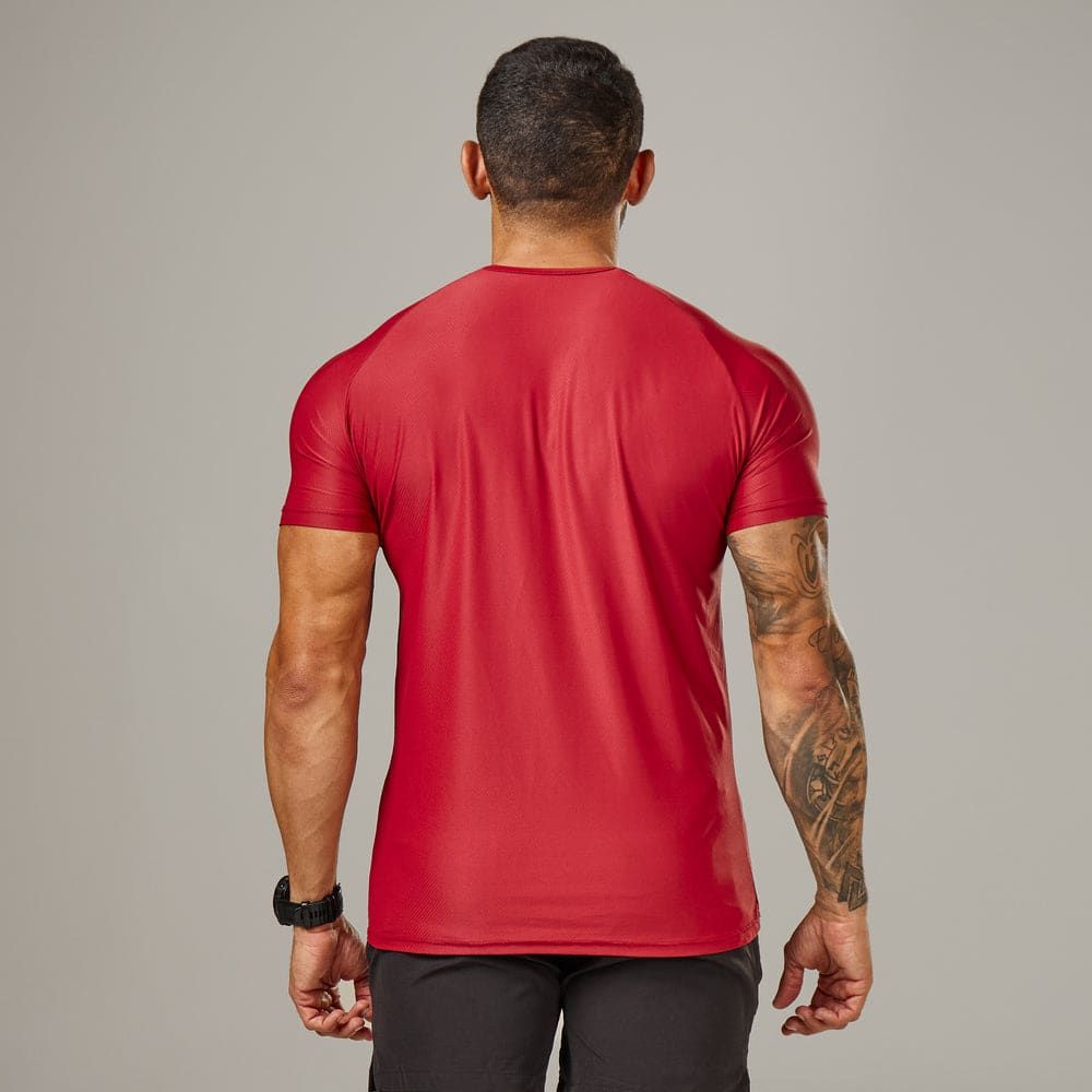 Camiseta Poliamida New Tenacity Vermelho Biking — imagem 5