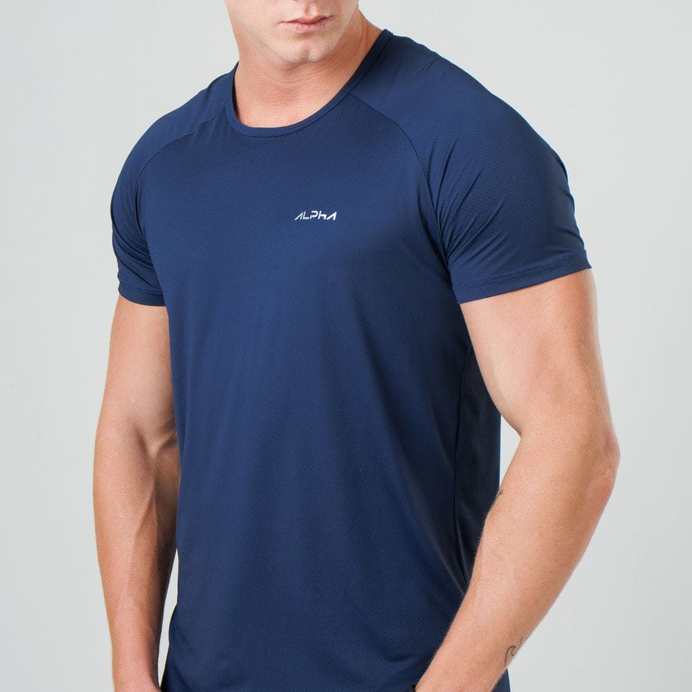 Camiseta Poliamida Thermo Fluid Marinho — imagem 4