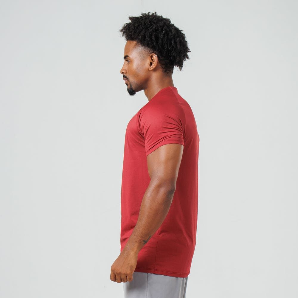 Camiseta Poliamida Thermo Fluid Vermelho Biking — imagem 3