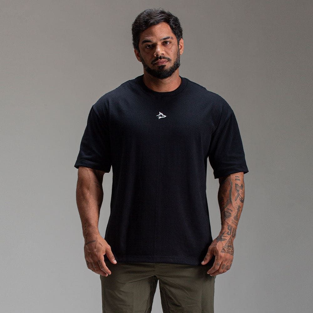 Camiseta Oversized Power Preto — imagem 4
