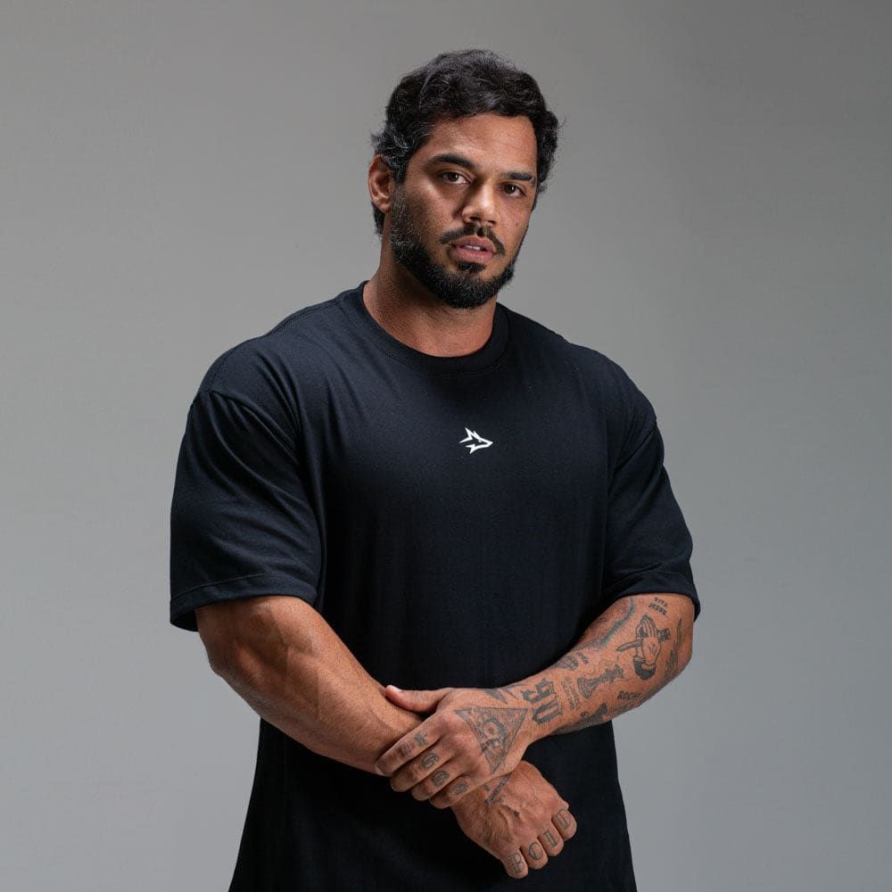 Camiseta Oversized Power Preto — imagem 5