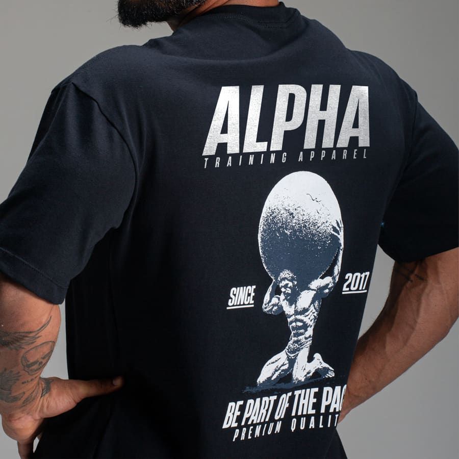 Camiseta Oversized Power Preto