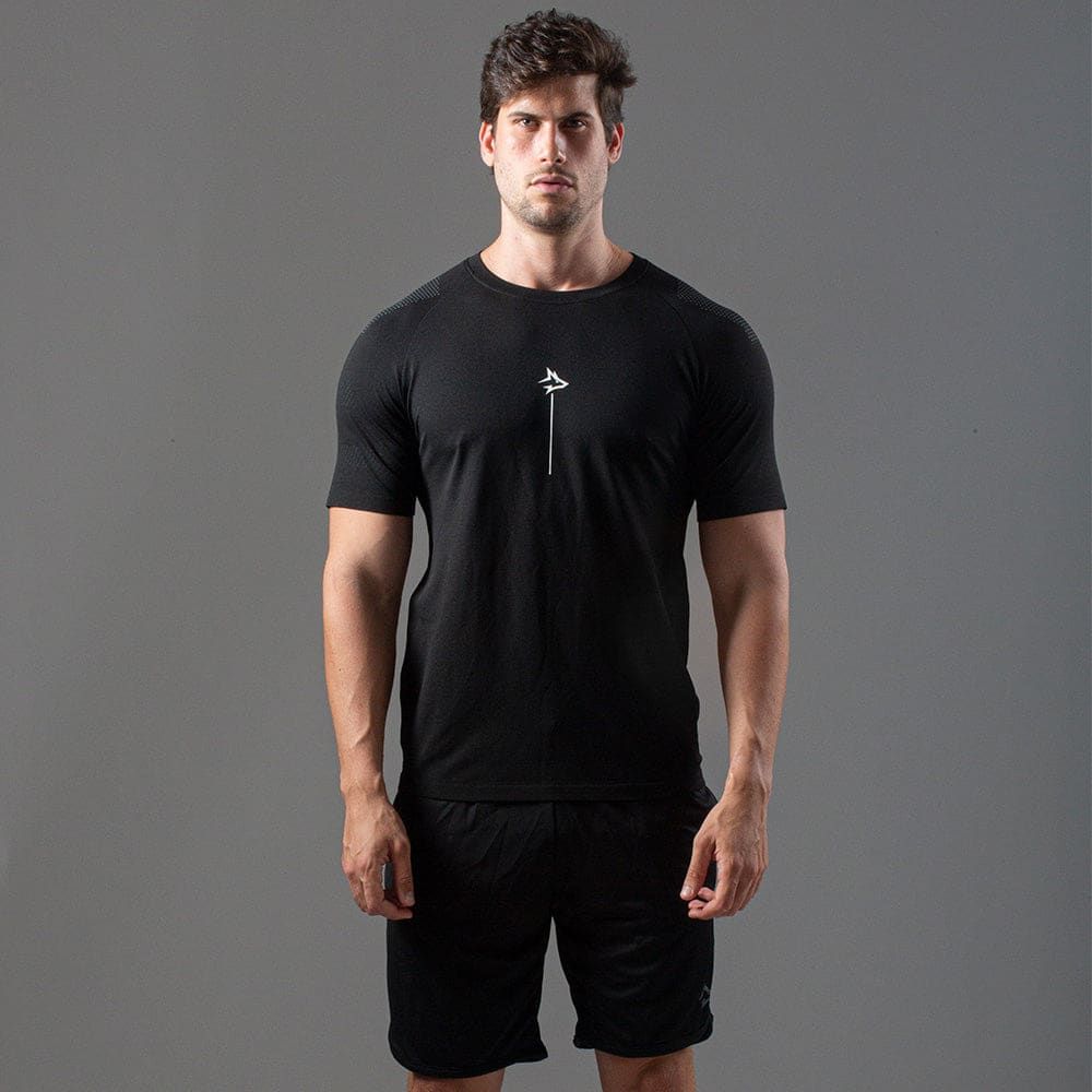 Camiseta Apex Dry Line Lupus Preto - Sem Costura — imagem 3