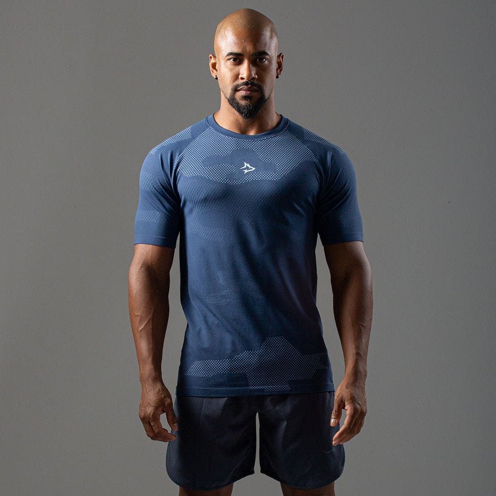 Camiseta Apex Dry Middle Lupus Marinho - Sem Costura — imagem 3