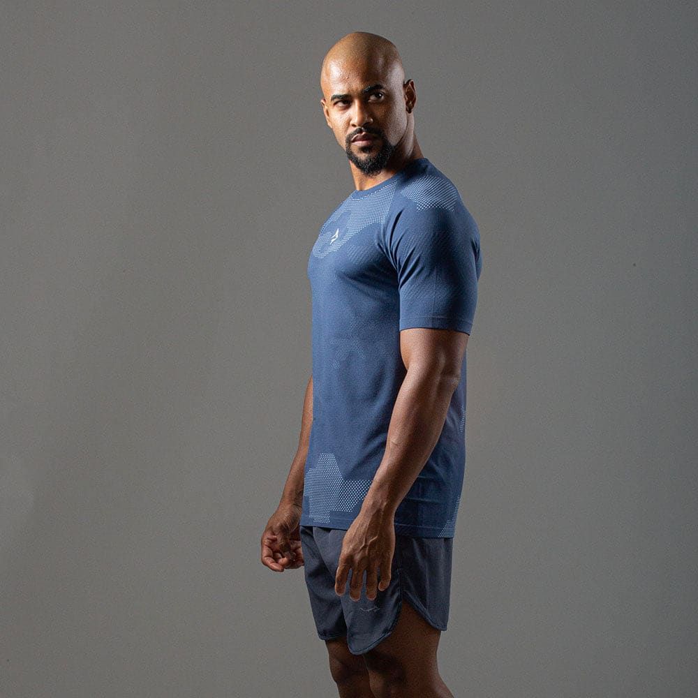 Camiseta Apex Dry Middle Lupus Marinho - Sem Costura — imagem 5