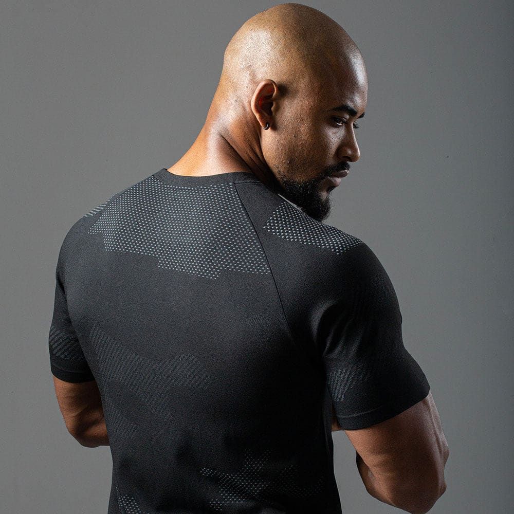 Camiseta Apex Dry Middle Lupus Preto - Sem Costura — imagem 4