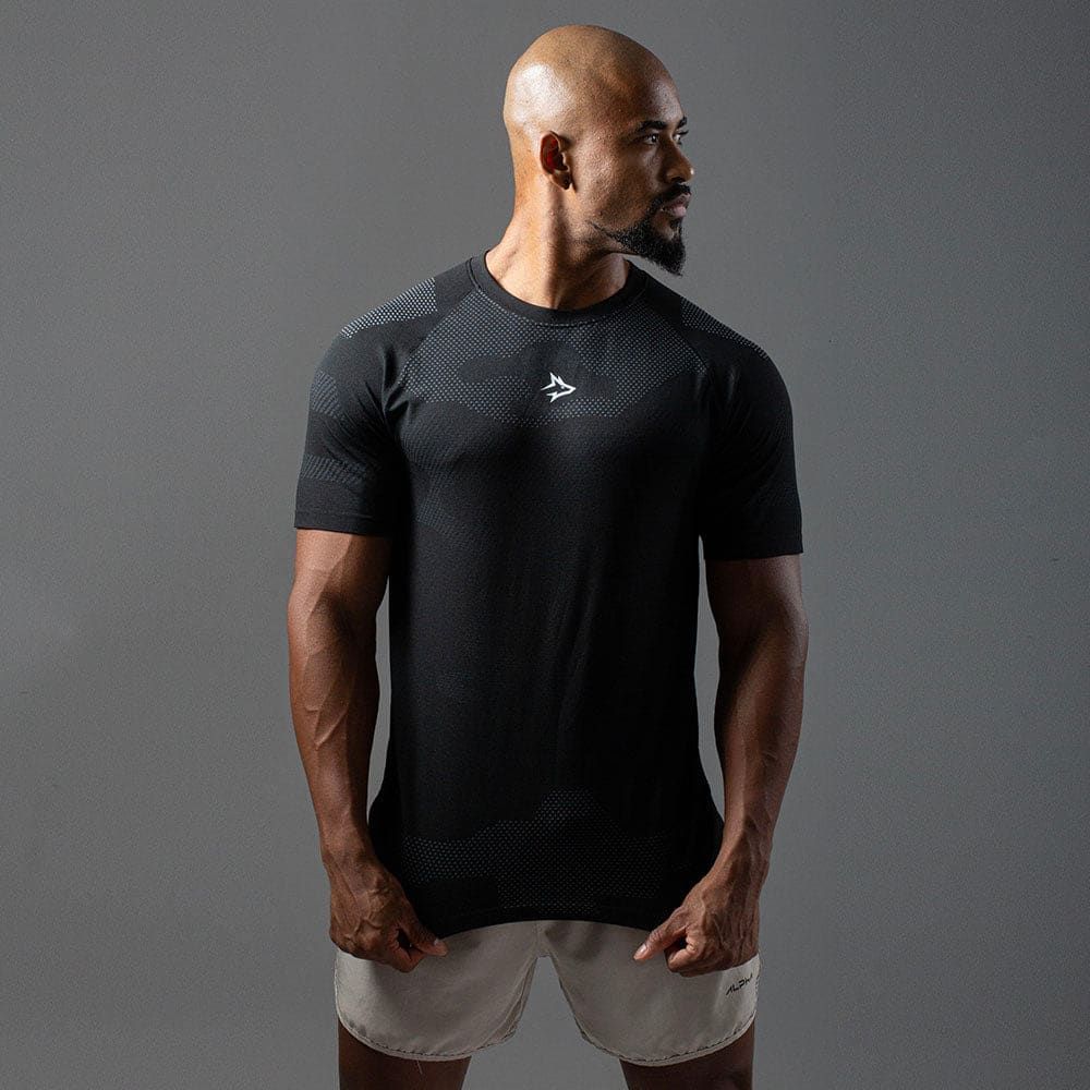Camiseta Apex Dry Middle Lupus Preto - Sem Costura — imagem 5