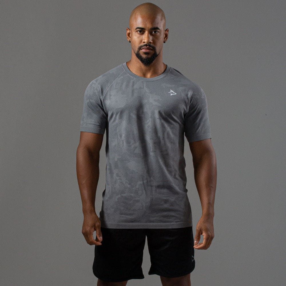 Camiseta Apex Dry New Lupus Cinza - Sem Costura — imagem 3